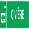 Panneau CIVIERE 330x75mm Taliaplast 625402