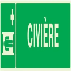 Panneau CIVIERE NORMASIGN LUMINESCENT Taliaplast 635407