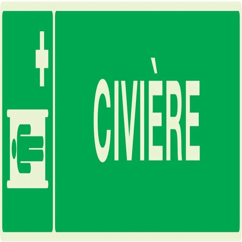Panneau CIVIERE NORMASIGN LUMINESCENT Taliaplast 635407