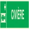 Panneau CIVIERE NORMASIGN LUMINESCENT Taliaplast 635407