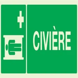 Panneau CIVIERE NORMASIGN LUMINESCENT Taliaplast 636407