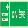 Panneau CIVIERE NORMASIGN LUMINESCENT Taliaplast 636407