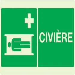 Panneau CIVIERE NORMASIGN LUMINESCENT Taliaplast 631407