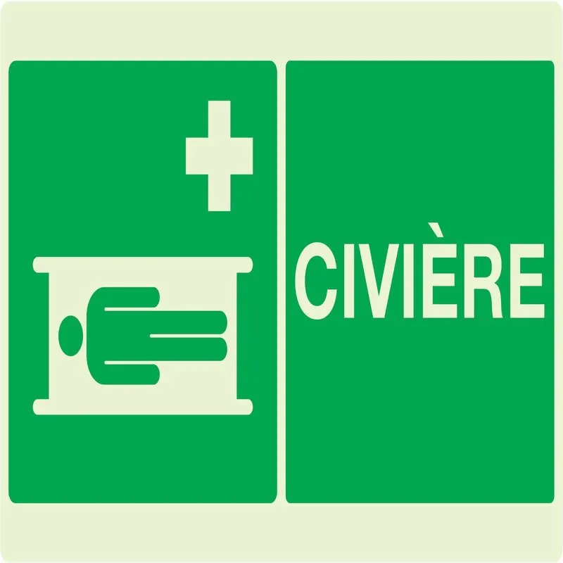 Panneau CIVIERE NORMASIGN LUMINESCENT Taliaplast 631407