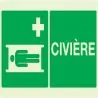 Panneau CIVIERE NORMASIGN LUMINESCENT Taliaplast 631407