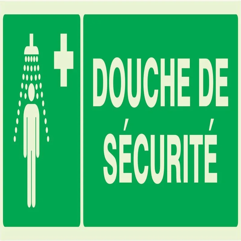 Panneau DOUCHE DE SECURITE NORMASIGN L Taliaplast 636413