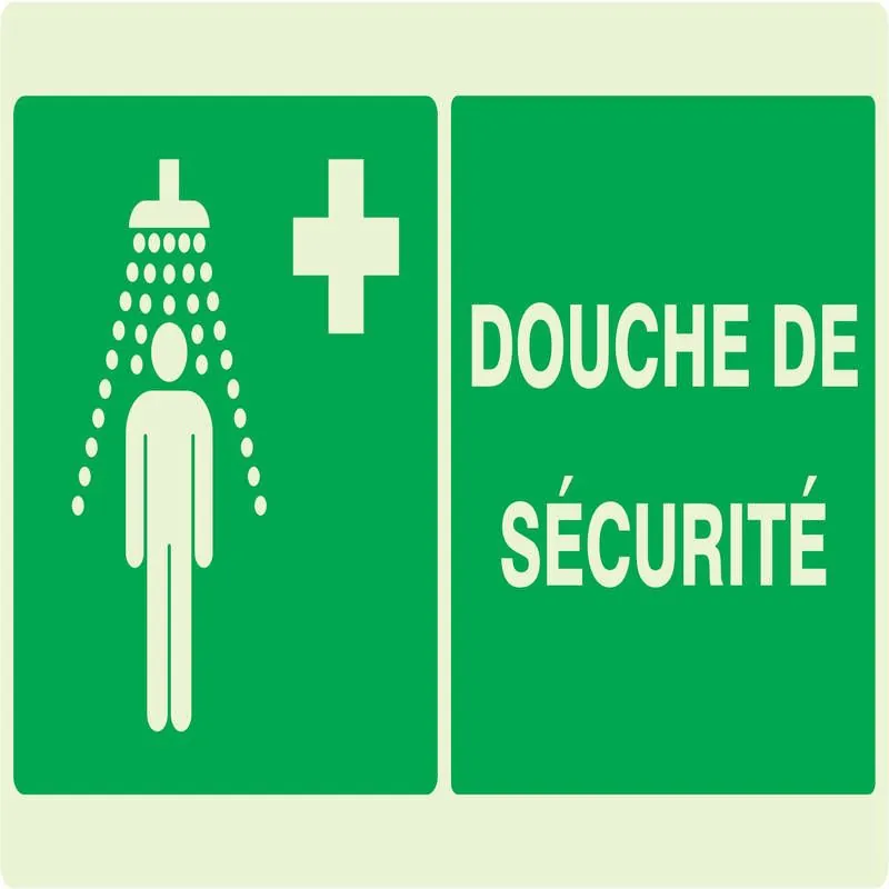 Panneau DOUCHE DE SECURITE NORMASIGN L Taliaplast 631413