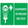 Panneau EQUIP.DE RINCAGE DES YEUX NORM Taliaplast 621411