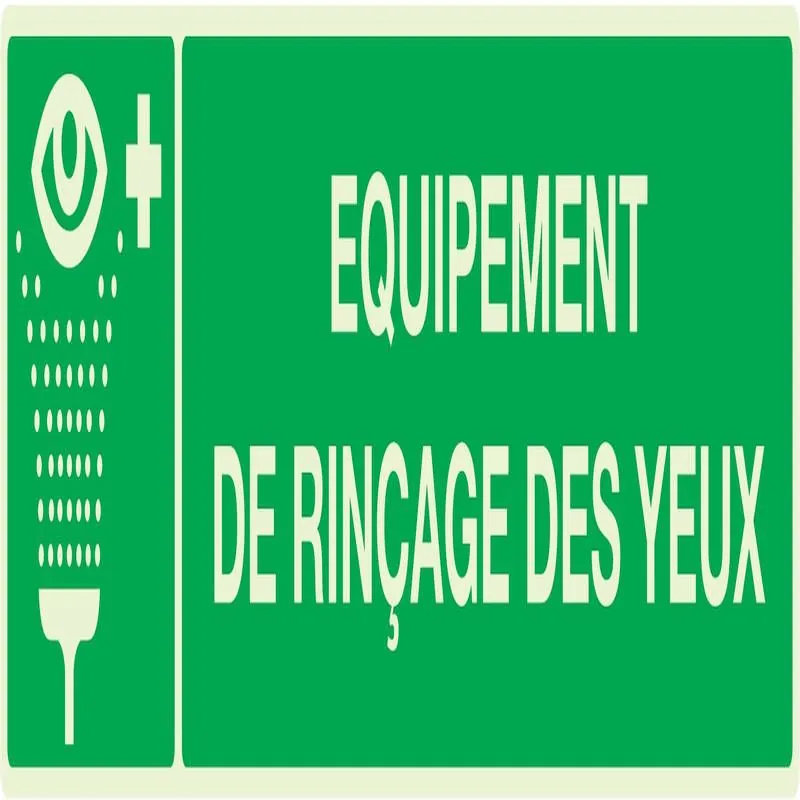 Panneau EQUIPEMENT DE RINCAGE DES YEUX Taliaplast 635410