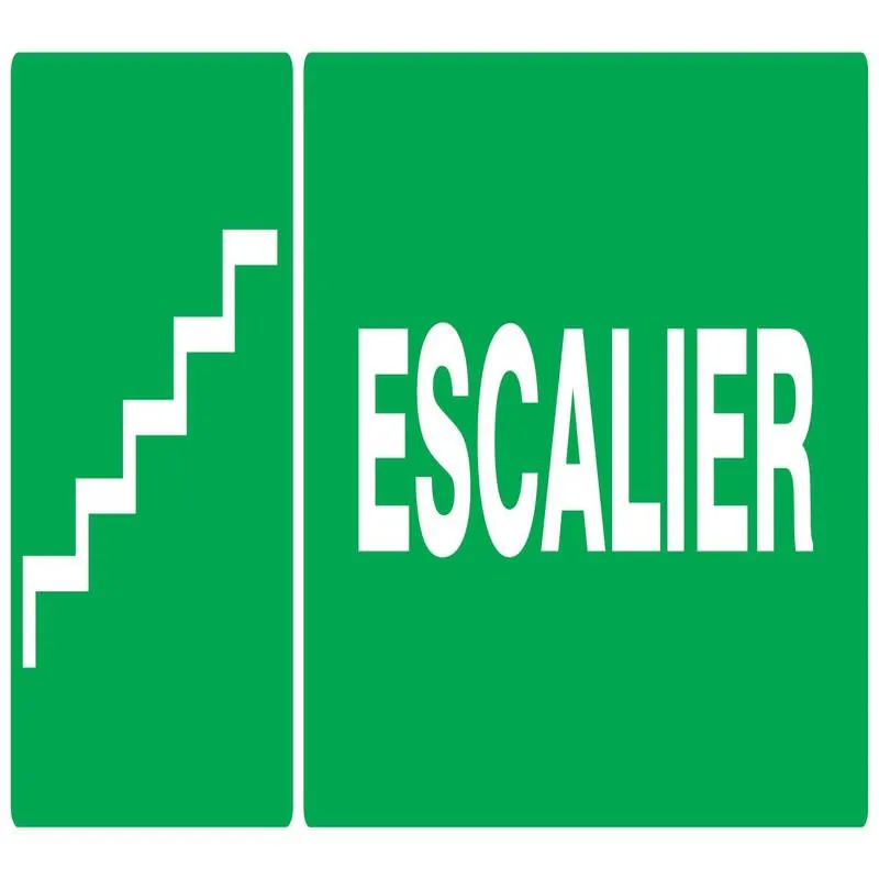 Panneau ESCALIER NORMASIGN 330X120 Taliaplast 626423
