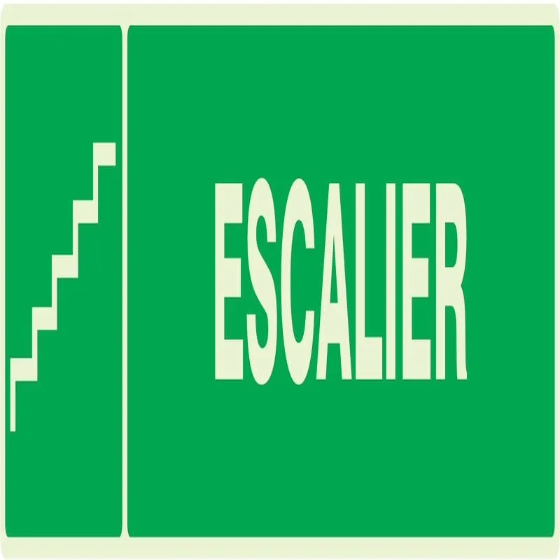 Panneau ESCALIER NORMASIGN LUMINESCENT Taliaplast 635422