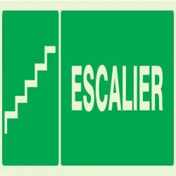 Panneau ESCALIER NORMASIGN LUMINESCENT Taliaplast 636422