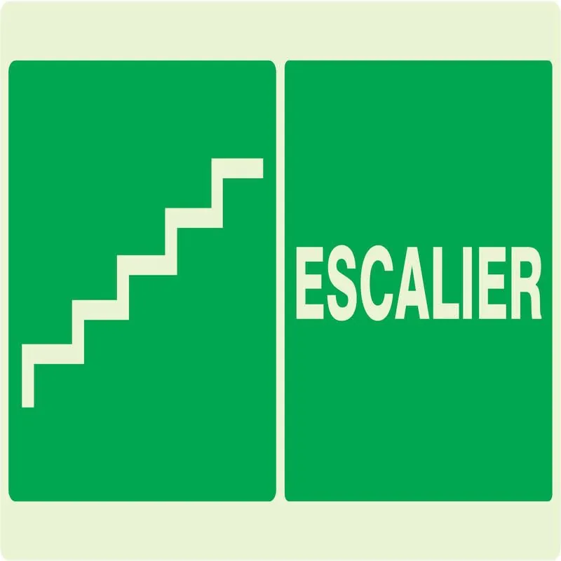 Panneau ESCALIER NORMASIGN LUMINESCENT Taliaplast 631422