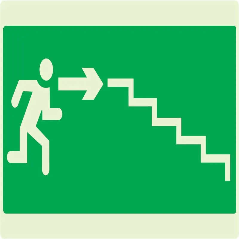 Panneau ESCALIER DESCEND.DROITE NORMAS Taliaplast 631430