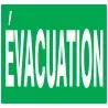 Panneau EVACUATION 200X52 NORMASIGN 20 Taliaplast 620405