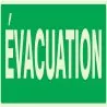 Panneau EVACUATION NORMASIGN LUMINESCE Taliaplast 635405