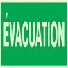 Panneau EVACUATION NORMASIGN LUMINESCE Taliaplast 636405