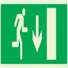 Panneau EVACUATION SORTIE BAS DROITE N Taliaplast 636426