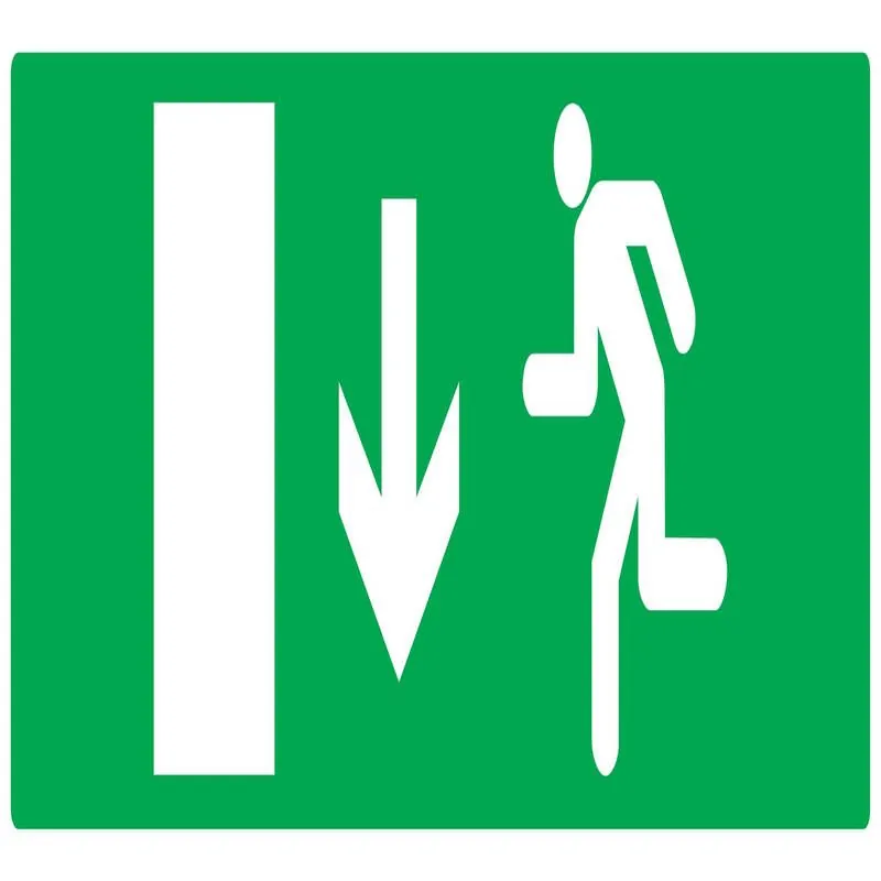 Panneau EVACUAT.SORTIE BAS GAUCHE NORM Taliaplast 626426