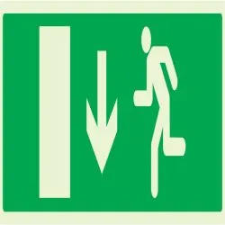 Panneau EVACUATION SORTIE BAS GAUCHE N Taliaplast 636427