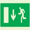 Panneau EVAC.SORT.BAS GAUCHE 330x200 N Taliaplast 631427