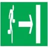 Panneau EVACUATION VERS SORTIE DROITE Taliaplast 625424
