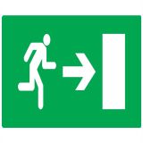 Panneau EVAC.VERS SORT.DROITE 330X200 Taliaplast 621425