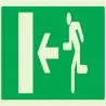 Panneau EVACUATION SORTIE A GAUCHE NOR Taliaplast 636424