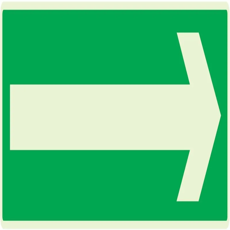 Panneau FLECHE (SECOURS) NORMASIGN LUM Taliaplast 635419