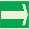 Panneau FLECHE (SECOURS) NORMASIGN LUM Taliaplast 635419