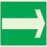 Panneau FLECHE (SECOURS) NORMASIGN LUM Taliaplast 636419