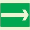 Panneau FLECHE (SECOURS) NORMASIGN LUM Taliaplast 631419