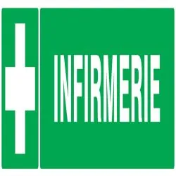 Panneau INFIRMERIE NORMASIGN 330X75 Taliaplast 625403