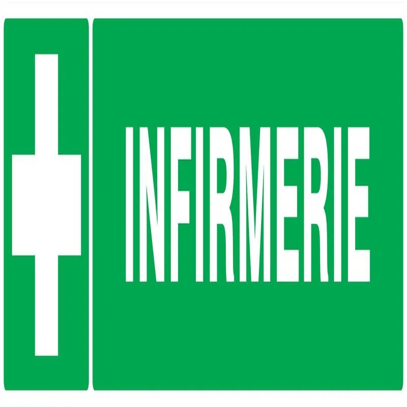 Panneau INFIRMERIE NORMASIGN 330X75 Taliaplast 625403