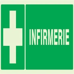 Panneau INFIRMERIE NORMASIGN LUMINESCE Taliaplast 636403