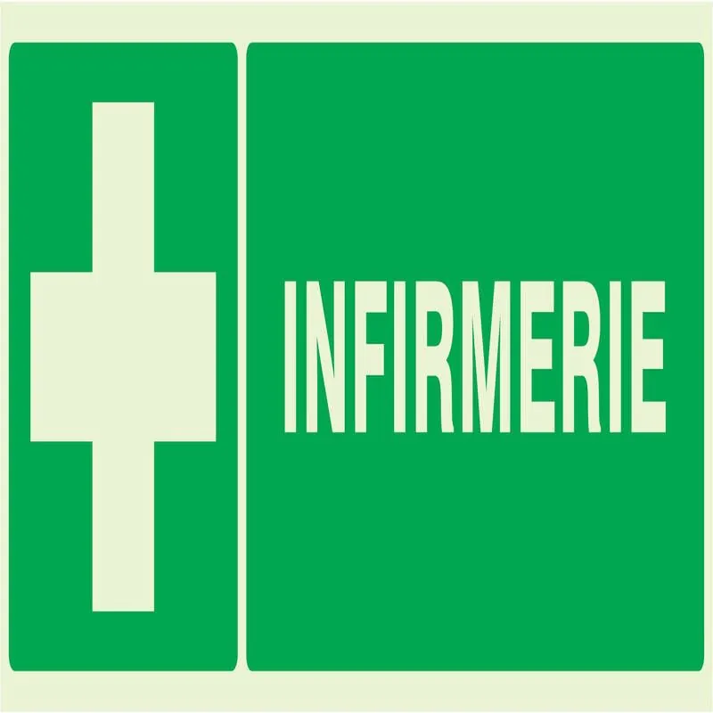 Panneau INFIRMERIE NORMASIGN LUMINESCE Taliaplast 636403