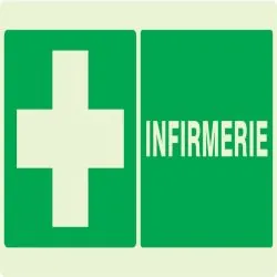 Panneau INFIRMERIE NORMASIGN LUMINESCE Taliaplast 631403