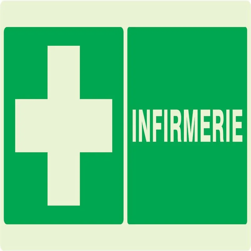 Panneau INFIRMERIE NORMASIGN LUMINESCE Taliaplast 631403