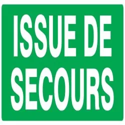 Panneau ISSUE DE SECOURS NORMASIGN 330 Taliaplast 626432