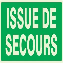 Panneau ISSUE DE SECOURS NORMASIGN LUM Taliaplast 636402
