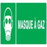 Panneau MASQUE A GAZ NORMASIGN 330X120 Taliaplast 626410