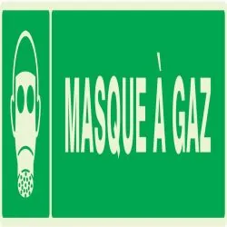 Panneau MASQUE A GAZ LUMINESCENT 330x7 Taliaplast 635411