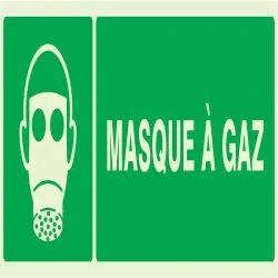 Panneau MASQUE A GAZ NORMASIGN LUMINES Taliaplast 636411