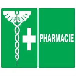 Panneau PHARMACIE 330X200 NORMASIGN 33 Taliaplast 621407