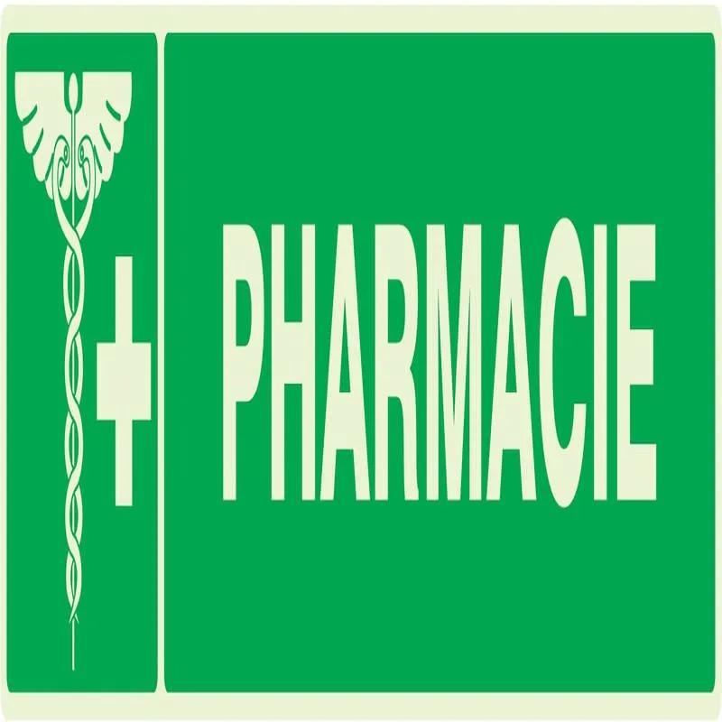 Panneau PHARMACIE NORMASIGN LUMINESCEN Taliaplast 635401
