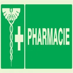 Panneau PHARMACIE PHOTOLU.330x120 NORM Taliaplast 636401