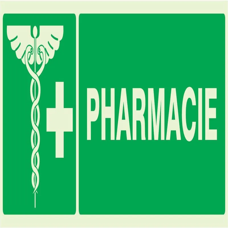 Panneau PHARMACIE PHOTOLU.330x120 NORM Taliaplast 636401