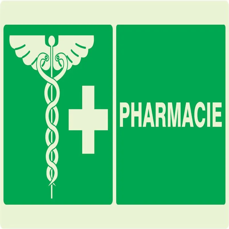 Panneau PHARMACIE NORMASIGN LUMINESCEN Taliaplast 631401