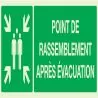 Panneau POINT RASSEMBL.APRES EVACUATI. Taliaplast 636408