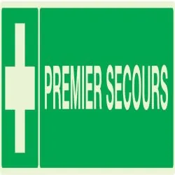 Panneau PREMIER SECOURS LUMINESCENT 33 Taliaplast 635406